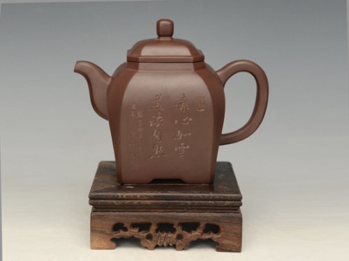 张佩紫砂壶 方壶  容量：300cc 