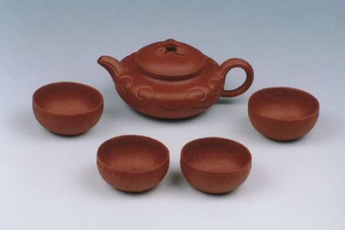 陈成紫砂壶 如意套壶（手工调砂泥 