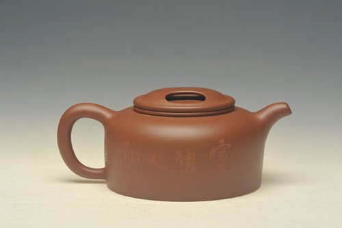 吴秋红紫砂壶 牛盖莲子 