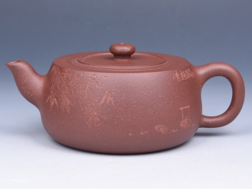 强建红紫砂壶     