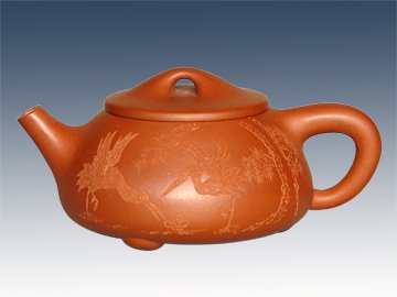 潘雪峰紫砂壶 鹤舞 