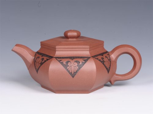 董建平紫砂壶 富贵六方 