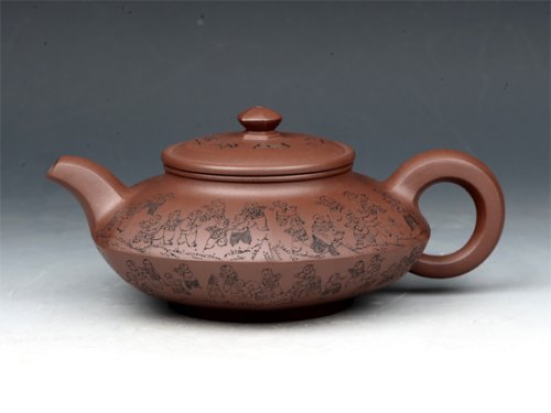 朱新南紫砂壶 六六大顺 