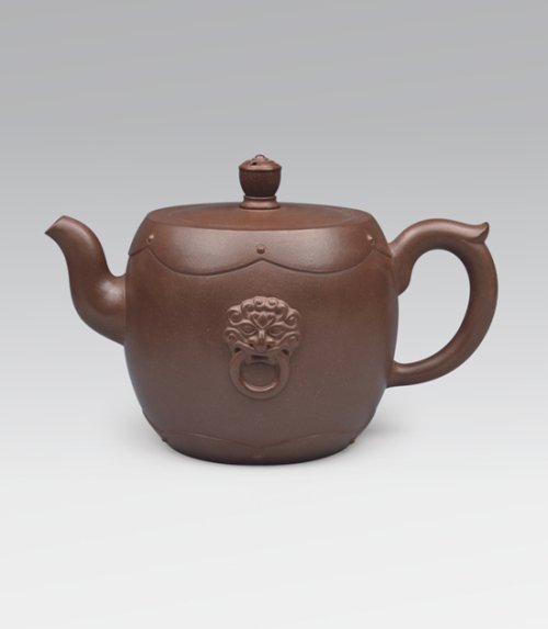 范春强紫砂壶 玲珑鼓 