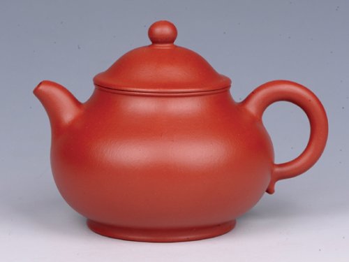 朱洪芳紫砂壶 潘壶（朱泥） 
