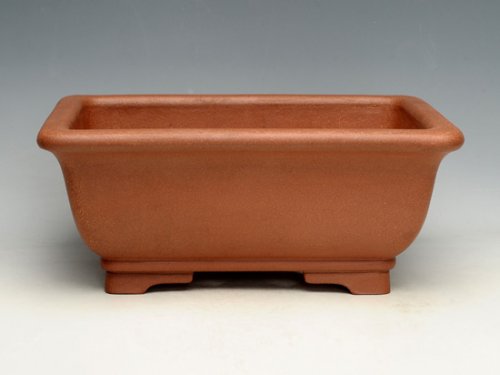 邵文紫砂壶 玉缘下钮长方盆 