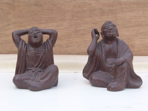 吴青紫砂壶 趣味罗汉系列作者：高级工艺师吴克强 