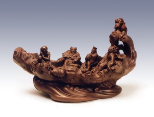 凌锡苟紫砂壶 八仙过海 