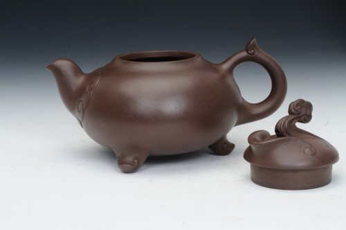 富雯伟紫砂壶 祥云 (3) 