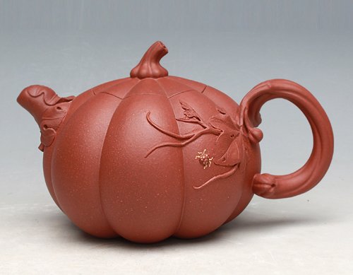 席志紫砂壶 南瓜壶 