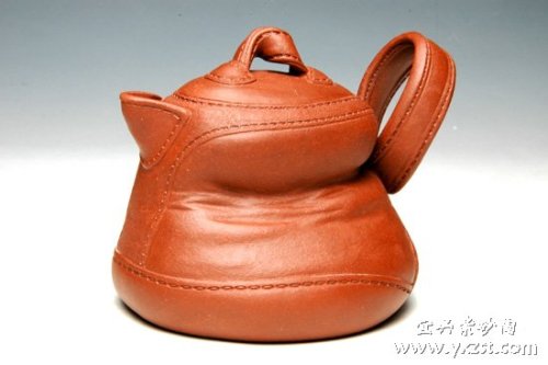 史小明紫砂壶 皮包壶之五 