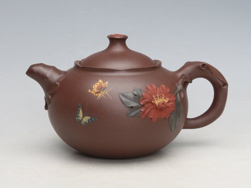 许红琴紫砂壶 国色天香 