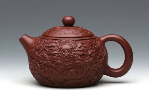 曹建华紫砂壶 浮雕西施 