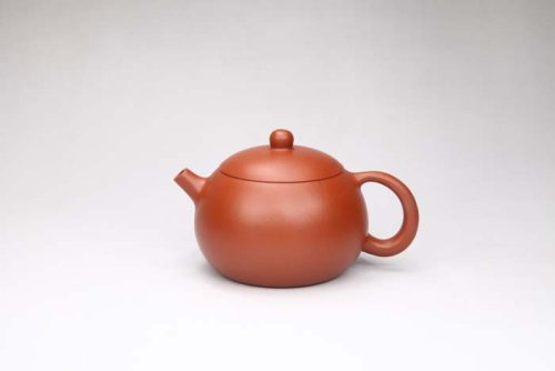 吴春华紫砂壶 西施 朱泥 