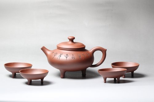 费寅媛紫砂壶 神立壶 