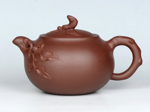 吴建荣紫砂壶 寿桃 