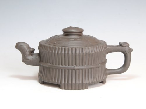 陈顺根紫砂壶 龙头一捆竹 