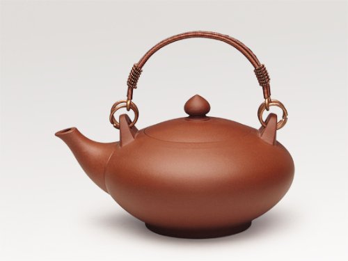 华雪琴紫砂壶 软把提梁 