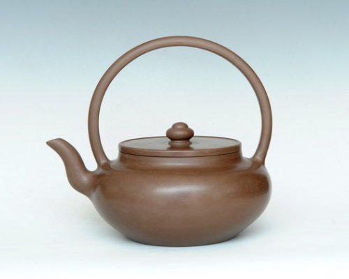 黄伟忠紫砂壶 雪茂提梁（全手工） 