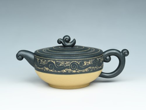 朱其大紫砂壶 千重浪 