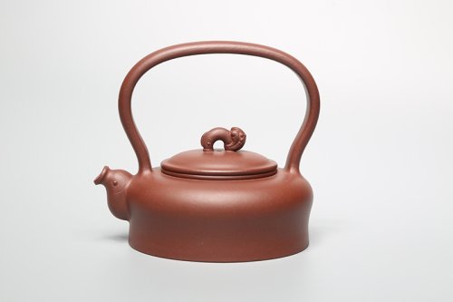 蒋泉芳紫砂壶 连年有余 