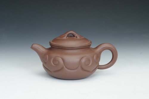 杨文华紫砂壶 仿古如意 