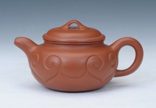 刘方紫砂壶 仿古如意 