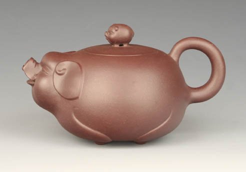 孙杰紫砂壶 诸事如意 