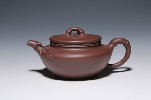 蒋小砂紫砂壶 劲竹 
