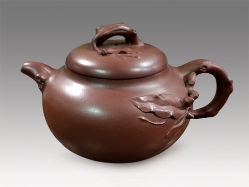 刘成果紫砂壶 寿桃 