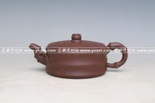 周寅健紫砂壶 扁竹段 