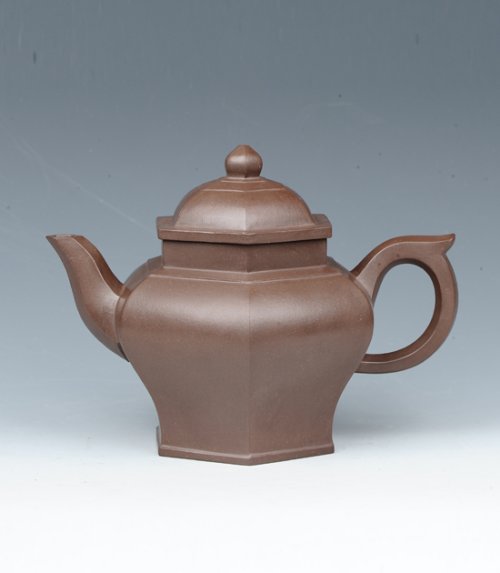 应敏亚紫砂壶 六方宫灯 