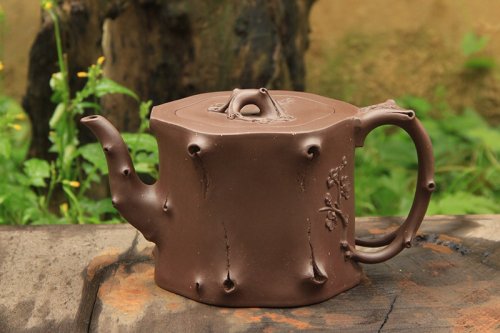 吴群祥紫砂壶 梅桩 