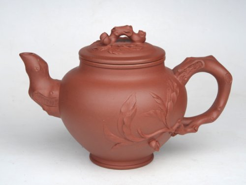 尹月华紫砂壶 桃报春（大）  5... 