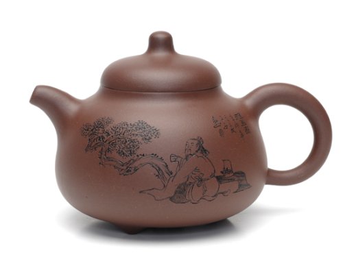 严志军紫砂壶 乳丁    泥料：原矿老拼紫    容量：350CC 