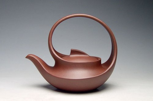 沈寅华紫砂壶 曲壶 