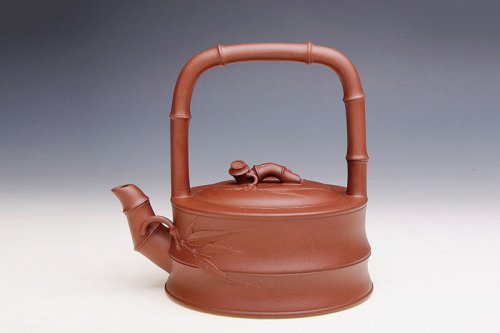 王家新紫砂壶 竹提 