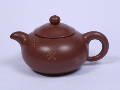 朱水芬紫砂壶 雪韵（一）（全手工） 