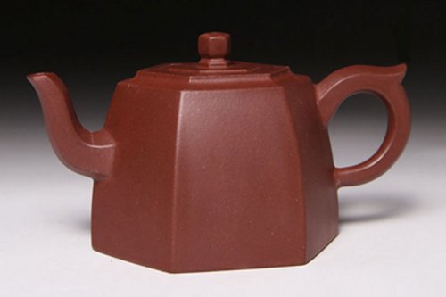 蒋晓平紫砂壶 六方井栏 