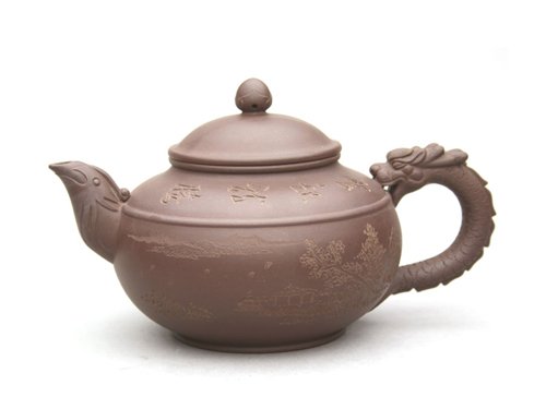 裴顺良紫砂壶 龙凤呈祥 