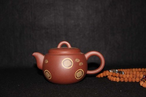 冯建平紫砂壶 长寿长乐 