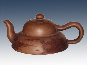 潘建明紫砂壶 笠帽 