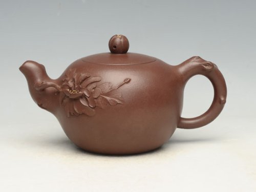 张佩紫砂壶 牡丹  容量：300cc 