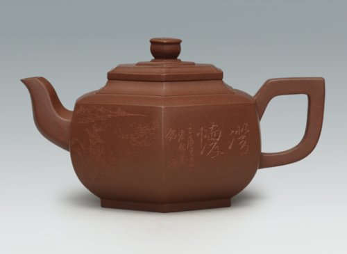 范小中紫砂壶 雪华 