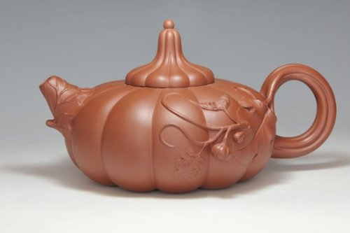 潘孟华紫砂壶 大南瓜 