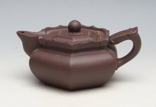 陈顺仙(大)紫砂壶 矮僧帽 