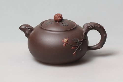 陈艳紫砂壶 富贵玉兰 