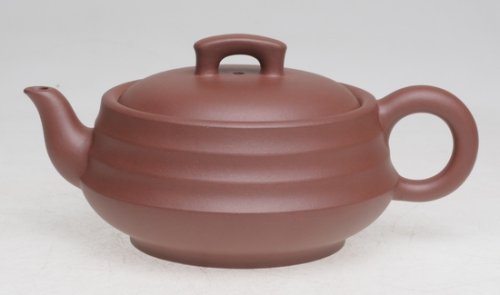 陈顺仙(大)紫砂壶 线韵 