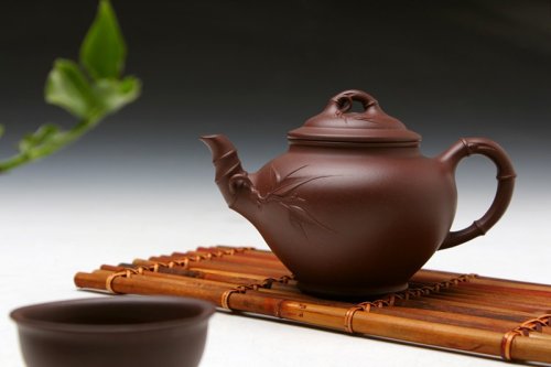 范俊健紫砂壶 笑樱竹节 