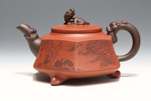 朱建伟紫砂壶 望子成龙 